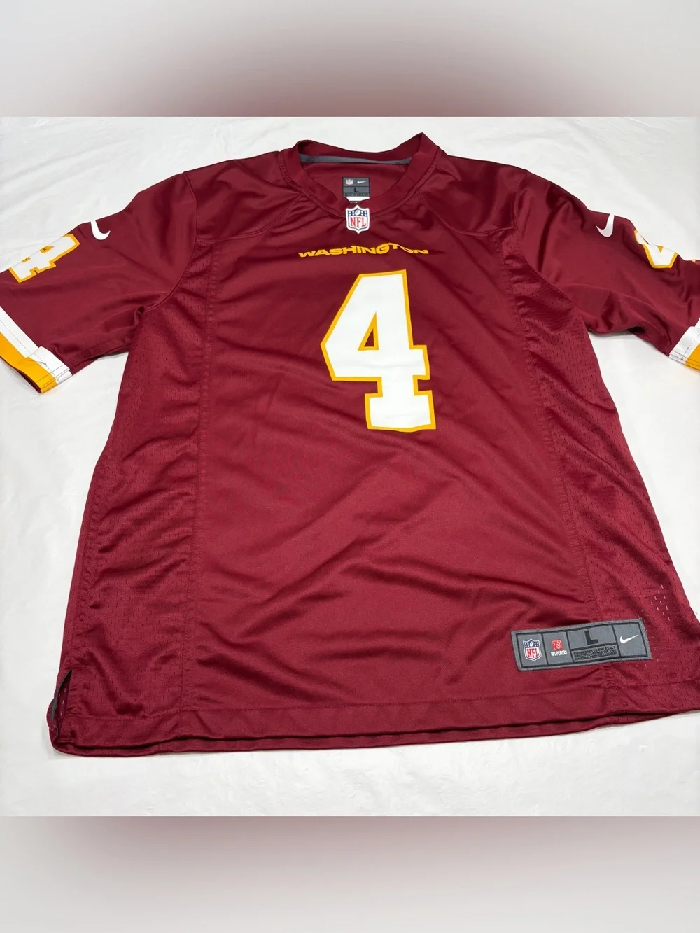 Nike NFL Washington Commanders Taylor Heinicke #4 On Field Jersey Men’s Large